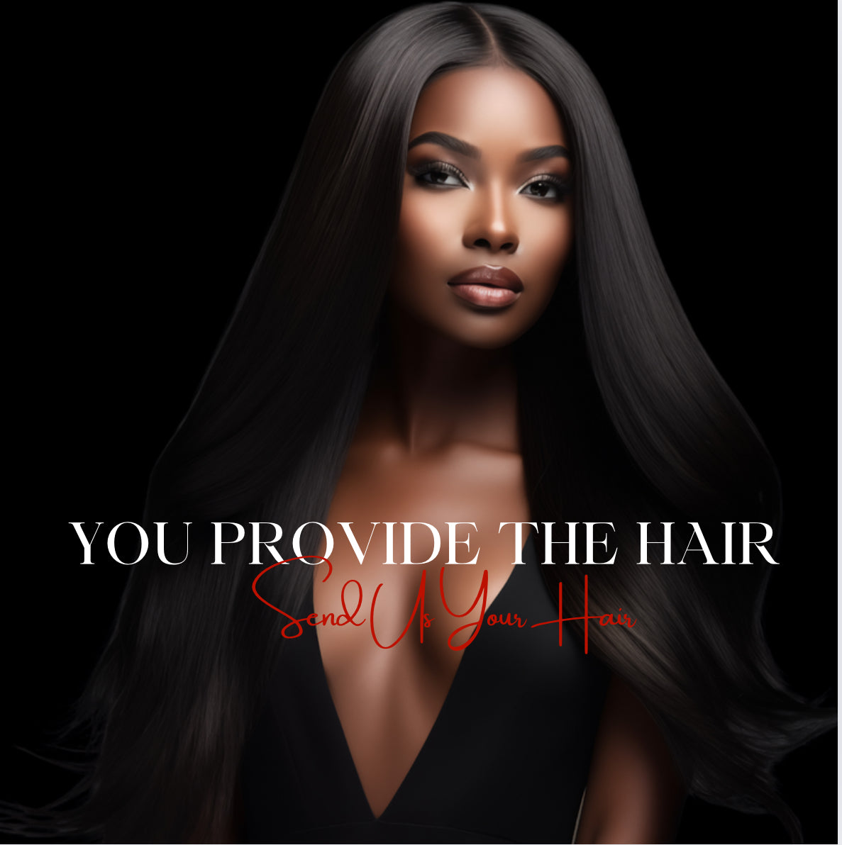 You Provide The Hair | Bleached Knots, Plucked Part & Hairline