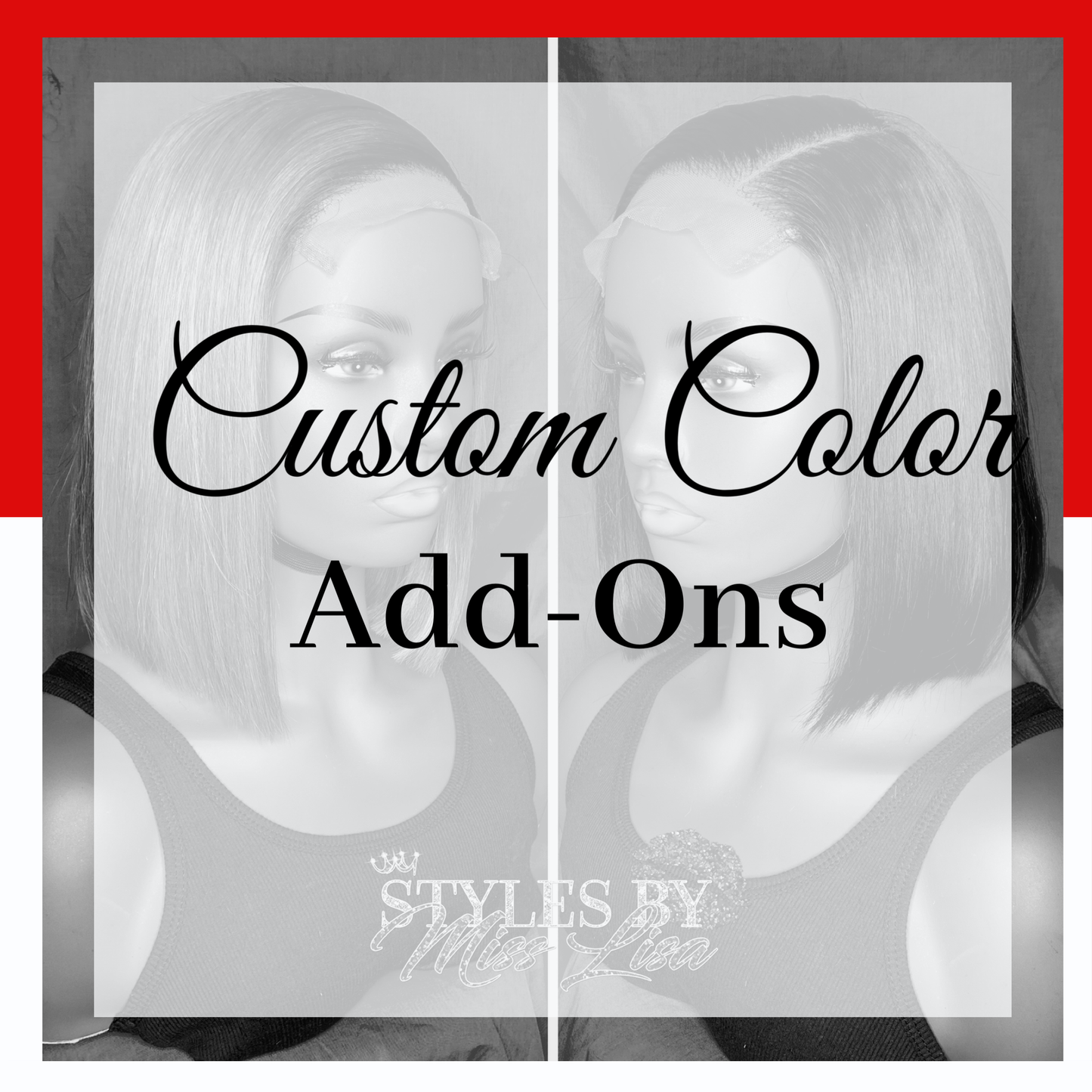 Custom Color Add Ons for Wigs & Bundles - Personalize Your Look